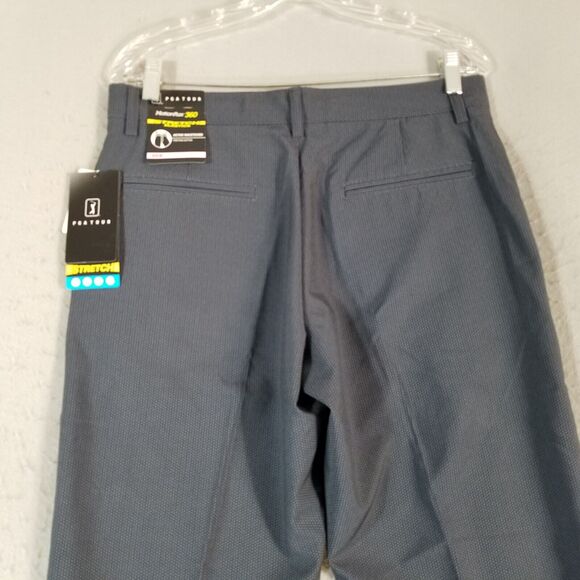 PGA golf pants men's 32x30 gray Dri-Fit Flex stretch Outdoor Sports NEW - Picture 8 of 14
